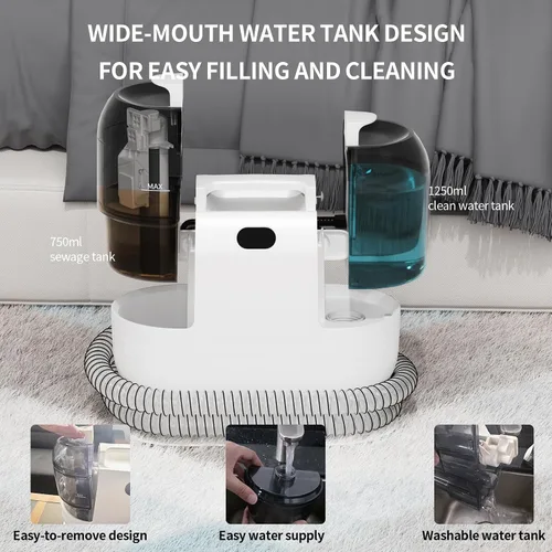 Vista 11 de PUREBEAR 18Kpa Portable HandHeld Carpet Cleaner Machine With Shampooer