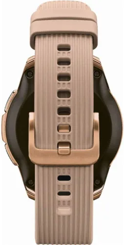 Vista 4 de Samsung Galaxy Watch (1.654 in) Smartwatch (Bluetooth) compatible con Android/iOS, SM-R810, versión internacional (oro rosa) (renovado)