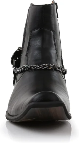 Vista 3 de Ferro Aldo Alejandro MFA606326 - Botas de vestir de espuma viscoelástica para hombre, estilo casual, con hebilla de alta occidental, botas de vestir