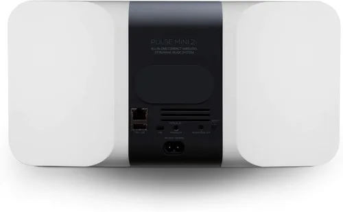 Vista 4 de Bluesound Pulse MINI 2i - Altavoz inteligente compacto inalámbrico para varias habitaciones con Bluetooth, color blanco, compatible con Alexa y Siri