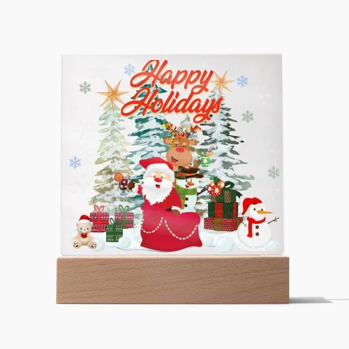Vista 16 de Lámpara de luz nocturna de Navidad, ideas de regalo para niños o nietos con Papá Noel, accesorios únicos de iluminación LED de Navidad, lámpara
