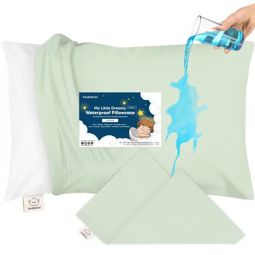 Vista 41 de KeaBabies Funda de almohada para niños pequeños de 13 x 18 pulgadas, funda de almohada de algodón orgánico para niños, niñas, funda de algodón suave