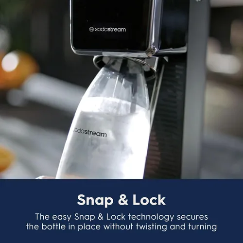 Vista 30 de SodaStream Máquina de agua con gas Art (negro) con CO2 y botella apta para lavavajillas