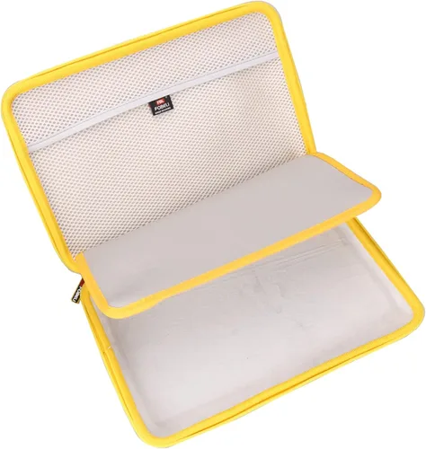 Vista 3 de FBLFOBELI Funda rígida de EVA para Logitech K480 teclado inalámbrico multidispositivo, bolsa de almacenamiento de viaje a prueba de golpes