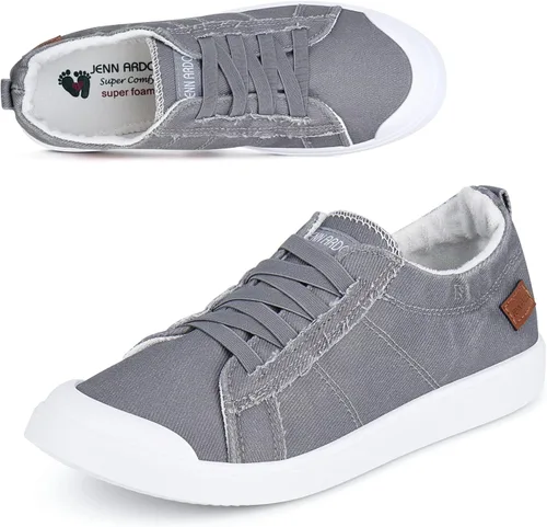 Vista 4 de JENN ARDOR - Tenis cómodos para mujer, elegantes, ligeros, adorables, planos, para caminar
