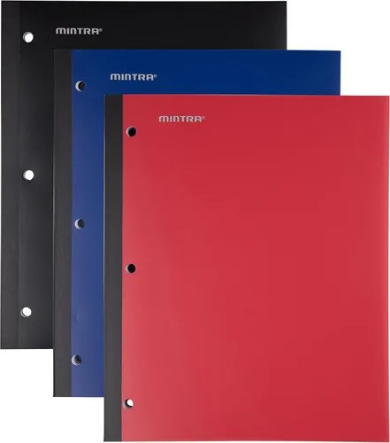 Vista 7 de Mintra Libreta Inalámbrica 3pk - 80 Hojas - Rayado Universitario (Hielo Ártico, Aceite de Chile, Oliva Verde)