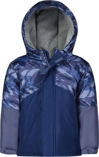 Vista 6 de OshKosh B'Gosh Conjunto de chaqueta de esquí y peto de nieve para niños Azul