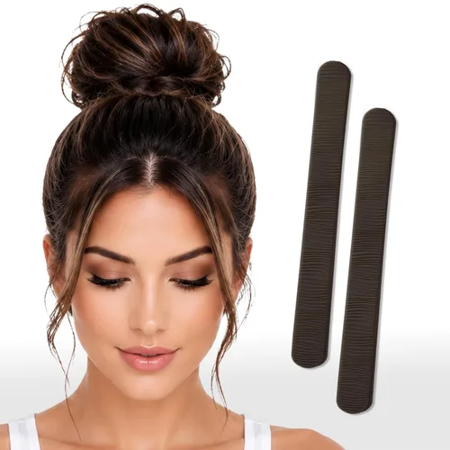 Vista 11 de 2 BUN BARZ by PONY-O - Máquina para hacer bollos flexible patentada para cabello fino y fino, herramienta fácil de moño para el cabello, alternativa