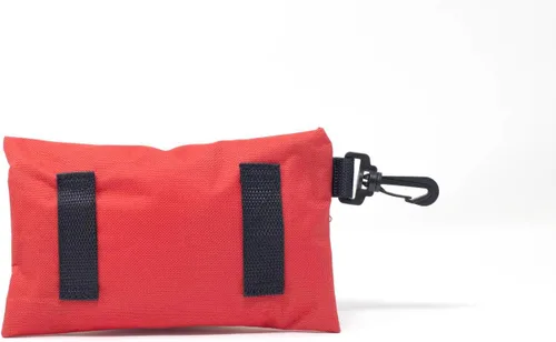 Vista 4 de Kit de primeros auxilios. Diseñado para contener los componentes necesarios para su uso con un DEA. Rojo