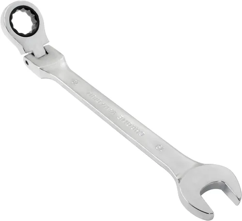 Vista 15 de Piutouyar Llave de trinquete de cabeza flexible de 6mm, llave de trinquete métrica profesional, llave combinada, llave de caja, herramienta
