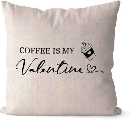 Vista 10 de Better Together - Fundas de almohada de 16 x 16 pulgadas, de lino y algodón, con citas románticas, funda de almohada, regalo del día de San Valentín