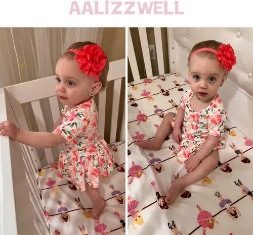 Vista 3 de Aalizzwell Vestido tipo body para bebé recién nacido