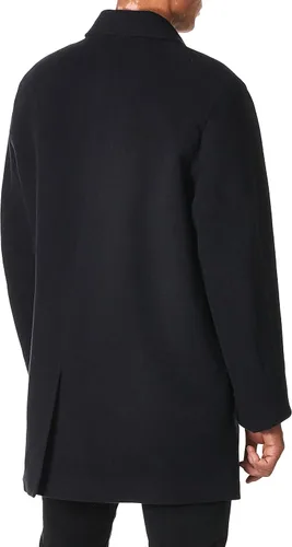 Vista 3 de Cole Haan Abrigo clásico de mezcla de cachemira para hombre con cuello de camisa