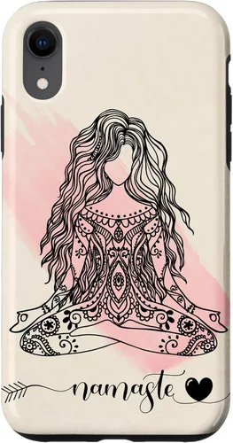 Vista 25 de Namaste Mandala Hippie Yoga Woman Meditation Spiritual Gift Case for iPhone 17