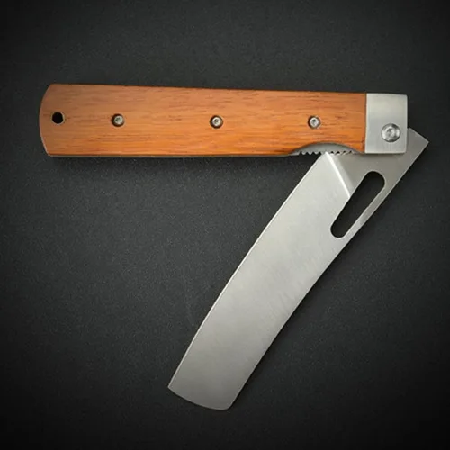Vista 9 de Lifespace Cuchillo de chef japonés plegable de acero inoxidable 440A - Fantástico cuchillo al aire libre