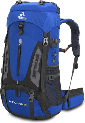 Vista 17 de Bseash Mochila de 60 l para senderismo y camping con cubierta para la lluvia, mochila impermeable de gran capacidad para deportes al aire libre