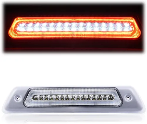Vista 26 de GRAND ORANGE Tercera luz de freno LED de montaje alto 92-99 compatible con Chevy GMC Suburban/Yukon 94-05 compatible con Chevy Blazer S10 luz