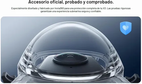 Vista 6 de Insta360 Estuche de buceo invisible X3 (nuevo) - Impermeable hasta 164.0 ft (164 pies)