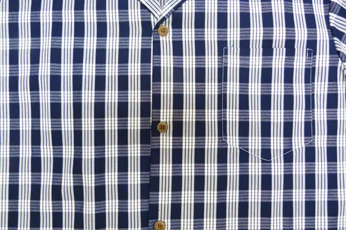 Vista 2 de Camisa clásica hawaiana Paniolo Palaka a cuadros para hombre