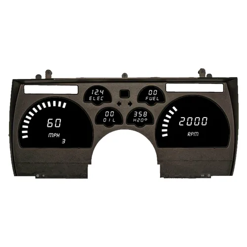 Vista 4 de Actualización de grupo de medidores LED para Camaro 1991–1992 – Reemplazo directo LEDs azules Incluye velocímetro, sensores de presión