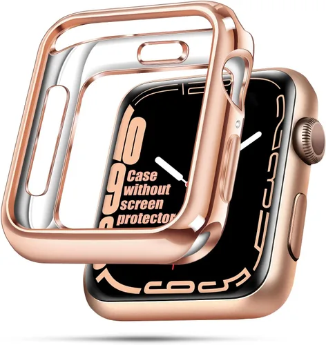 Vista 33 de top4cus - Funda ecológica protectora, de TPU suave y flexible, compatible con iWatch Series 5, Series 4, Series 3, Series 2 y Series 1 Negro