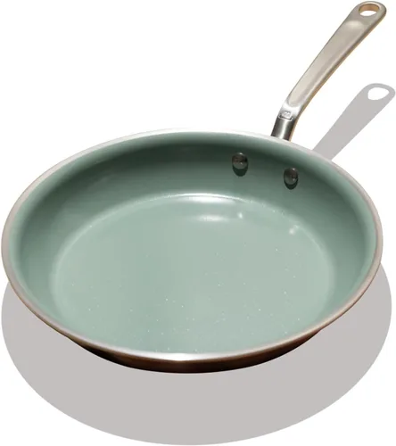 Vista 9 de Made In Utensilios de cocina CeramiClad 2.0 - Sartén antiadherente de 10 pulgadas (mango inoxidable), revestimiento de acero inoxidable de 5 capas