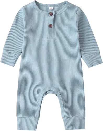 Vista 3 de Kuriozud Mameluco de una pieza para recién nacido, unisex, con botones, para bebé y niña