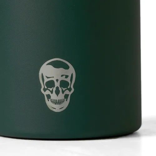 Vista 4 de Gymreapers Botella de agua aislada - Acero inoxidable 32 oz, 3 tapas (pajita, trago, cantimplora), aislamiento al vacío de doble pared, taza térmica
