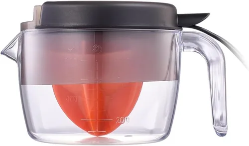 Vista 3 de Exprimidor eléctrico de cítricos – Exprimidor de 3 tazas (24 onzas) de naranja con filtro de semillas, inversa automática, diseño compacto