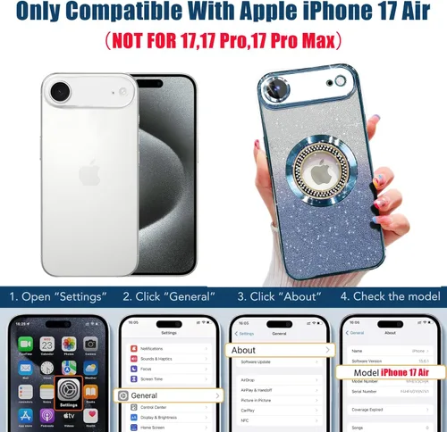 Vista 158 de Misscase Funda magnética con purpurina para iPhone 11 compatible con MagSafe, protección completa, delgada, a prueba de golpes, antiarañazos