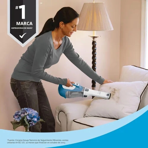 Vista 4 de Aspiradora de mano inalámbrica de litio Black + Decker CHV1410L de 16 V