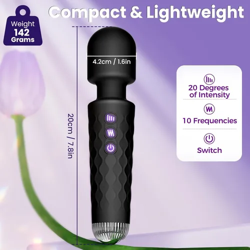 Vista 3 de Allovü - Vibrador de juguetes sexuales para mujeres, vibradores personales masajeadores, recargable por USB, estimulador de clítoris, juguetes