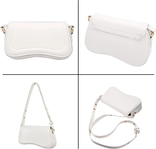 Vista 2 de Bolso de hombro, bolso de diseñador, bolso de sillín para mujer y niña
