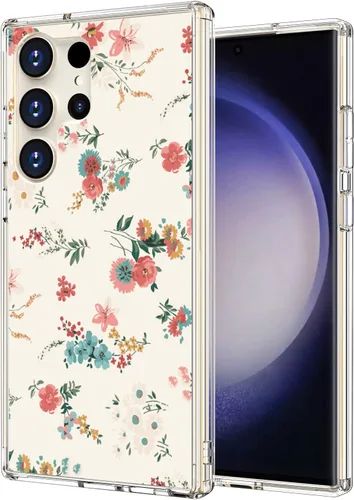 Vista 8 de ICEDIO Funda para Samsung Galaxy S23 Plus, delgada, transparente, con diseños de moda, para niñas y mujeres, funda protectora duradera y resistente