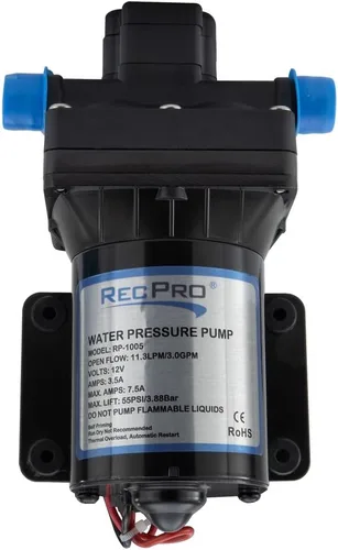 Vista 2 de RecPro - Bomba de agua de repuesto directo para Shurflo 4008-101-A65 3.0 GPM 12V Self-Prime Camper Bomba de agua