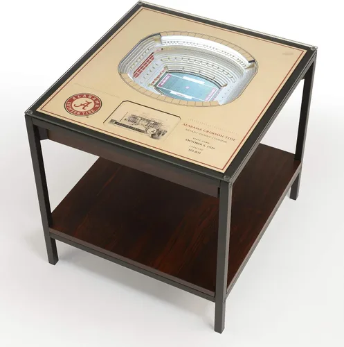 Vista 18 de YouTheFan NCAA - Mesa auxiliar iluminada StadiumView de 25 capas
