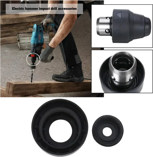 Vista 3 de The Lord of the Tools 1 juego de cubierta de repuesto para portabrocas SDS Plus compatible con Bosch GBH2-26 Bit Electric Hammer Drill Drill