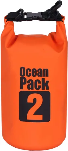 Vista 9 de Bolsa saco de lona impermeable 500 D, seca, resistente, de PVC, de 2 litros, 5 litros, 10 litros, 15 litros, 20 litros, 30 litros, para piragüismo