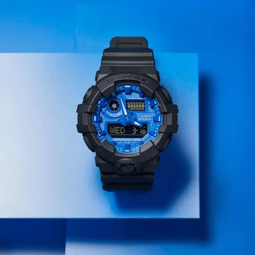 Vista 2 de G-Shock Esfera 3D Ana-Digi Blue Paisley GA700BP-1A