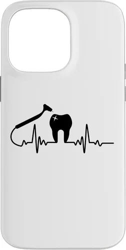 Vista 21 de Odontología divertido dentista I Drill Molar diente higienista dental caso para iPhone 17