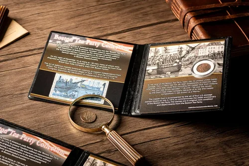 Vista 2 de Colección de monedas y sellos de Boston Tea Party