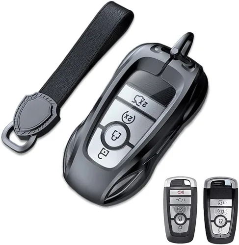 Vista 11 de Funda de metal de aleación de zinc para Ford Fusion F150 F250 F350 F450 F550 Edge Explorer Escape Mustang