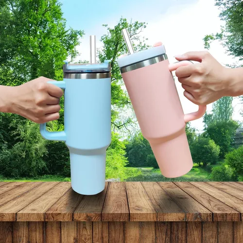 Vista 6 de Popote de repuesto compatible con vaso Stanley de 40 onzas y 30 onzas, paquete de 6 popotes reutilizables para vaso Stanley de 40 onzas con asa