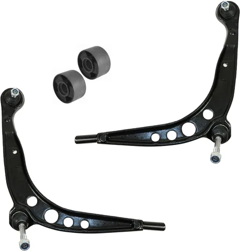 Vista 91 de TRQ Brazo de control superior e inferior del lado del conductor y del pasajero con juego de rótulas compatible con Chevrolet GMC 89-02
