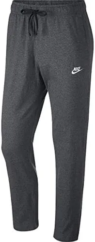 Vista 3 de Nike NSW Club - Pantalones de punto con dobladillo abierto, color carbón jaspeadoblanco, talla 2XL, Carbón vegetal