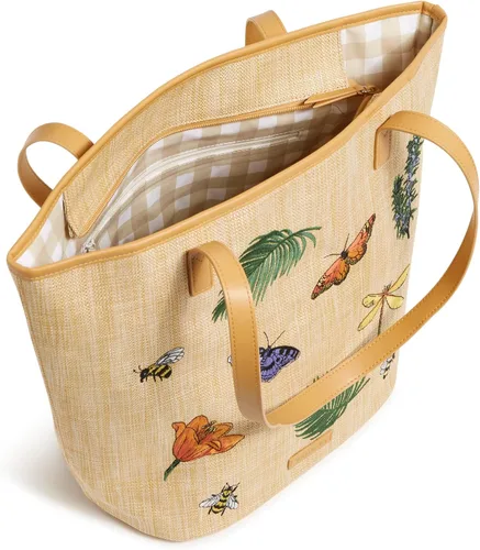 Vista 3 de Vera Bradley Bolsa de mano con cubo de paja