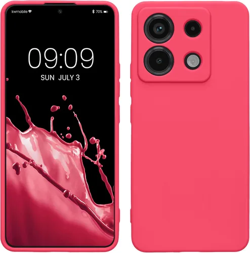 Vista 125 de kwmobile Funda compatible con Xiaomi Redmi Note 9S / 9 Pro / 9 Pro Max - Funda protectora de silicona TPU suave y delgada - Negro mate