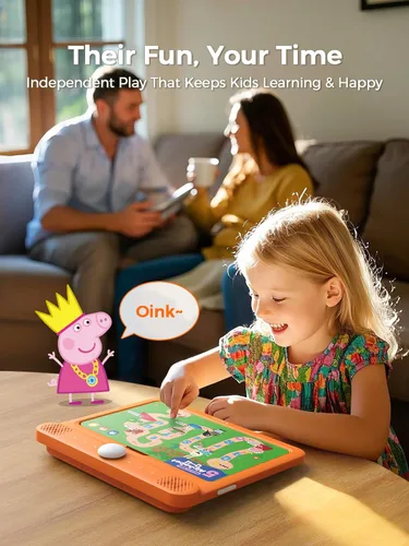 Vista 6 de Think Academy Tableta de Aprendizaje Electrónica Interactiva - Sistema de Aprendizaje de Lectura con Páginas de Sonido, Tarjetas para Alfabeto