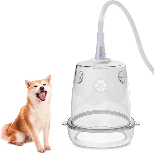Vista 7 de Máscara inhaladora para gatos, máscara de oxígeno para gatos y cachorros, máscara y tubo de oxígeno para mascotas, adecuada para gatos y perros
