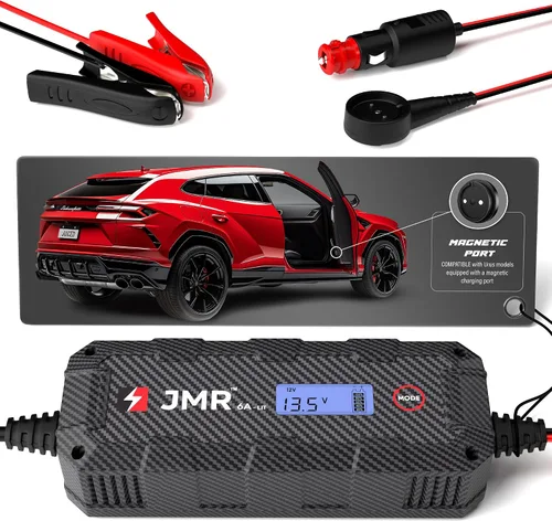 Vista 10 de Cargador de batería JMR para Lamborghini Aventador Huracan Gallardo Murcielago, cargador por goteo, acondicionador, mantenedor